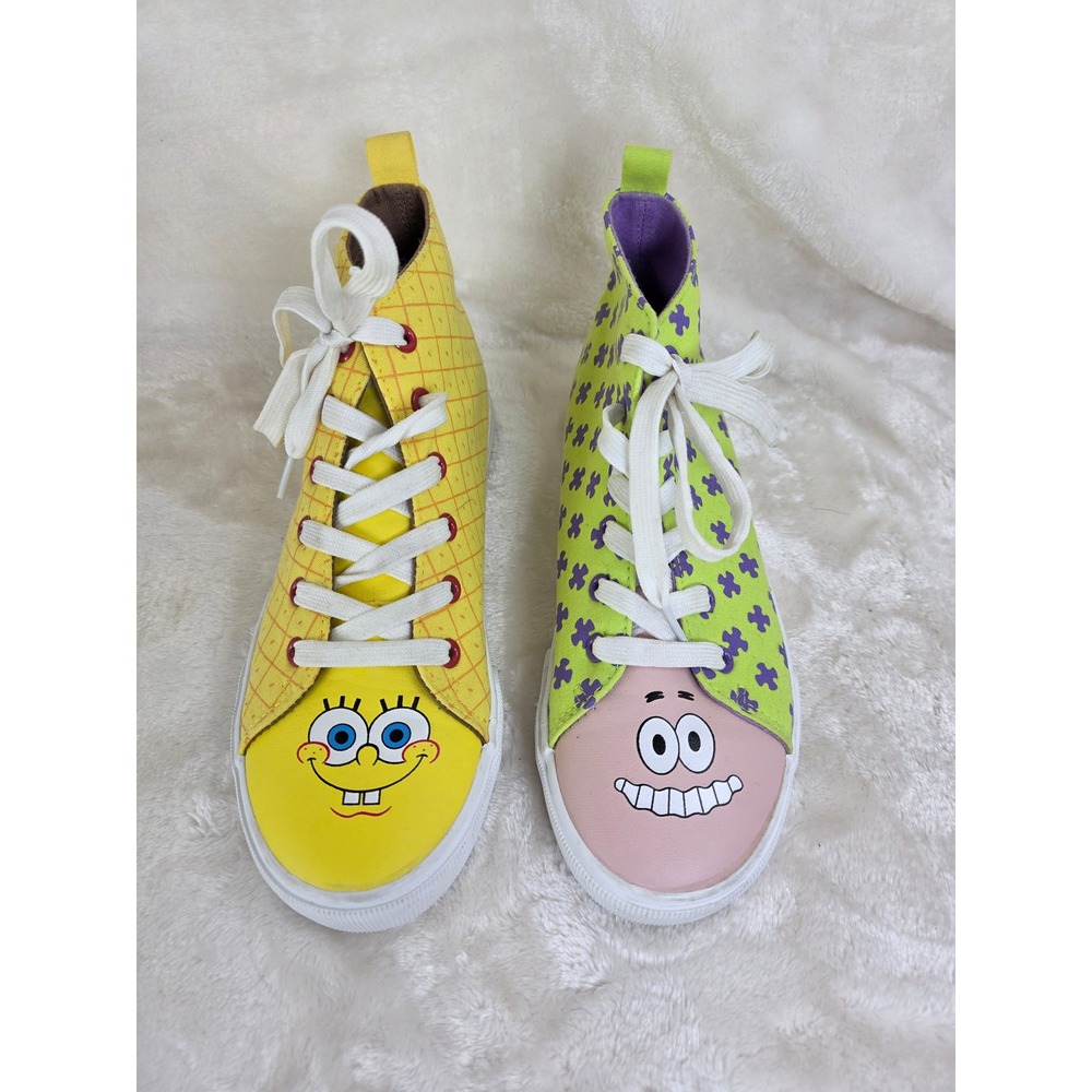SpongeBob SquarePants Patrick Star High Top‎ Canvas Sneakers Size 7